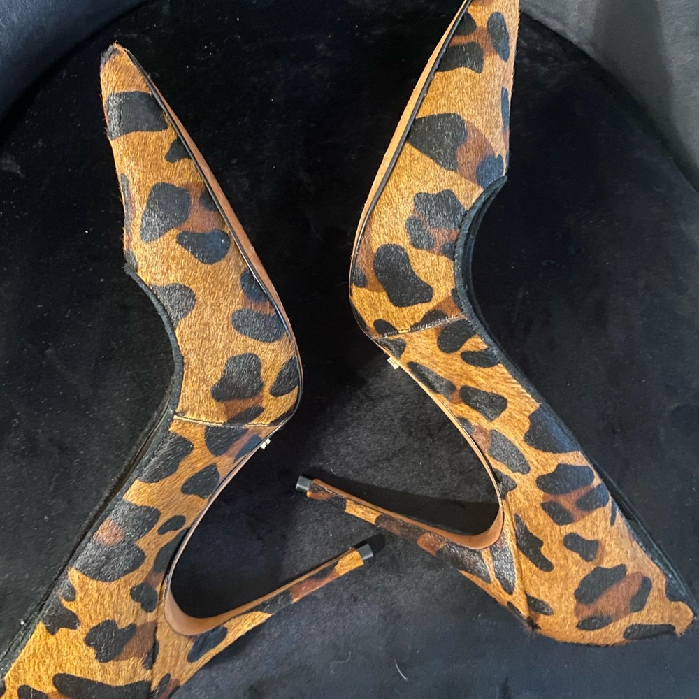 SCHUTZ Animal Print Heels